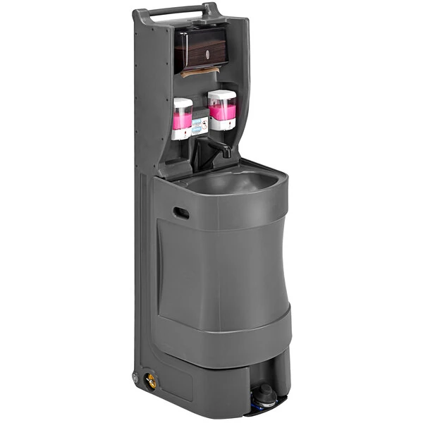 Cambro MHWS18615 Gray 18 Gallon Mobile Handwash Station