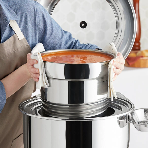 Choice 11 Qt. Stainless Steel Vegetable Inset
