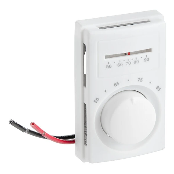 Robertshaw 800 Series Mercury-Free SPST Line Voltage Non-Communicating Mechanical Cooling Thermostat 803A