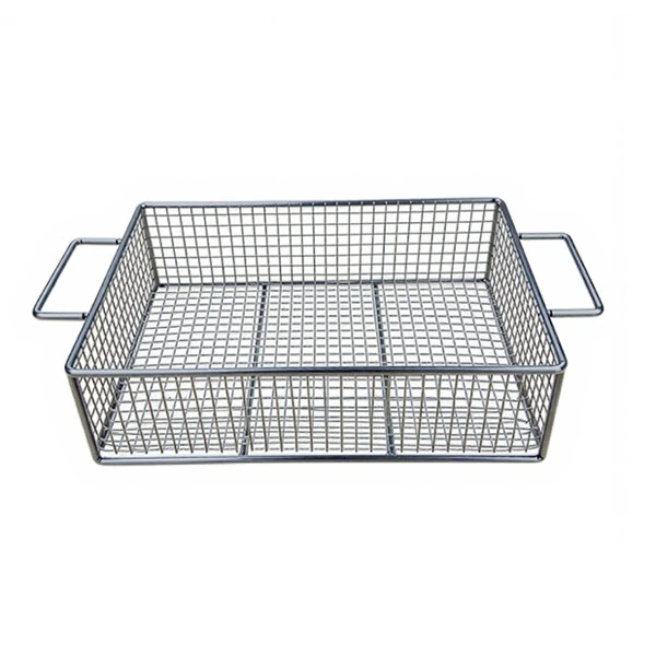 AyrKing B622 Full Size Rectangular Coating Basket with Side Handles for BBSU3515P28-LOU
