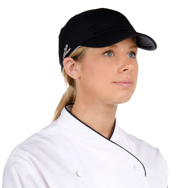 Headsweats Black Customizable 5-Panel Cap with Eventure Fabric and Terry Sweatband