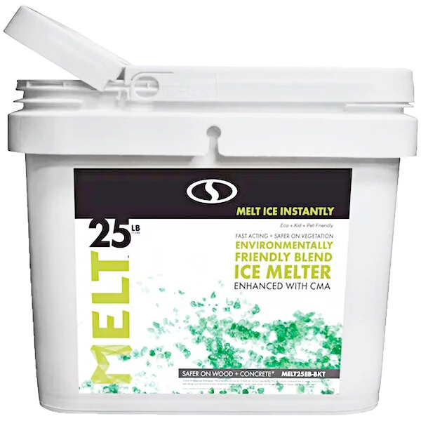 Snow Joe MELT25EB-BKT Premium Environmentally-Friendly Blend Ice Melt Bucket with CMA - 25 lb.