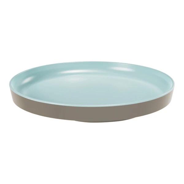 Dalebrook Mayfair from Global Tableware Collective 8 1/4'' Blue Round Melamine Plate / Bento Box Lid - 12/Case