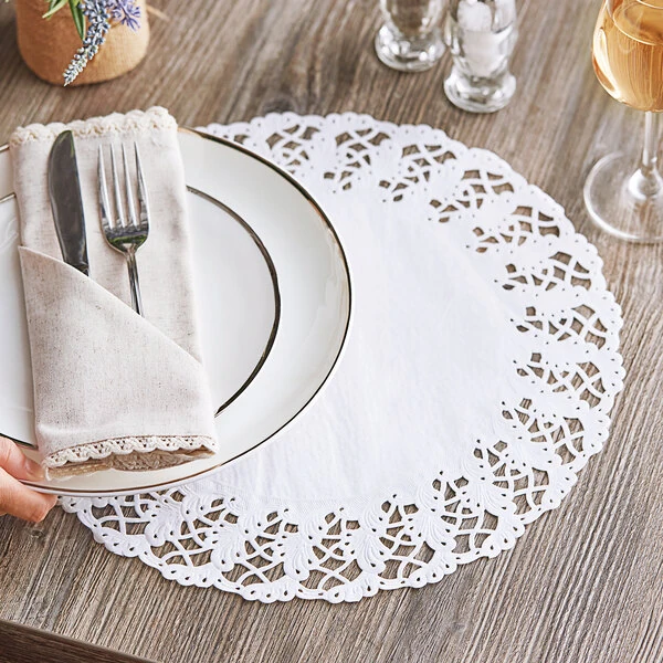 Hoffmaster 500259 14 1/2" Lace Doily - 1,000/Case