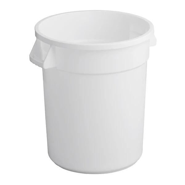 Choice 20 Gallon Perforated White Top Can for Vegetable Crispers