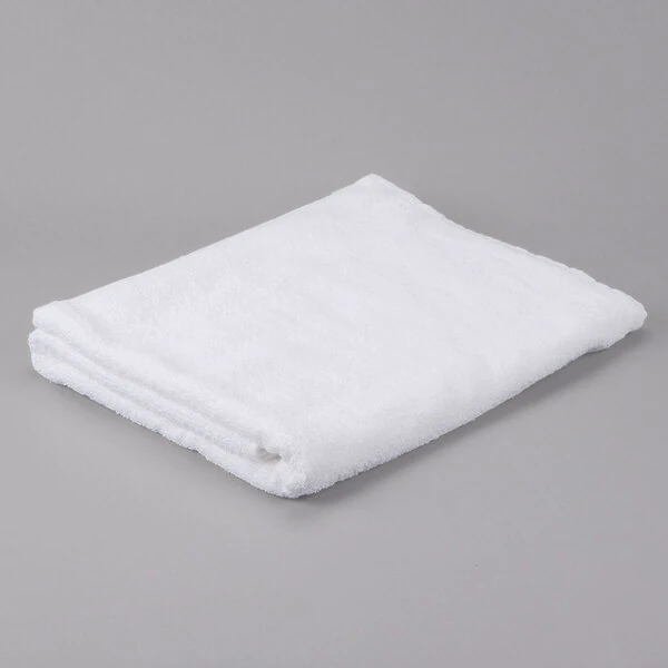 Oxford Gold Cam 35" x 66" 100% Ring Spun Cotton Loops Bath Sheet 19 lb. - 36/Case