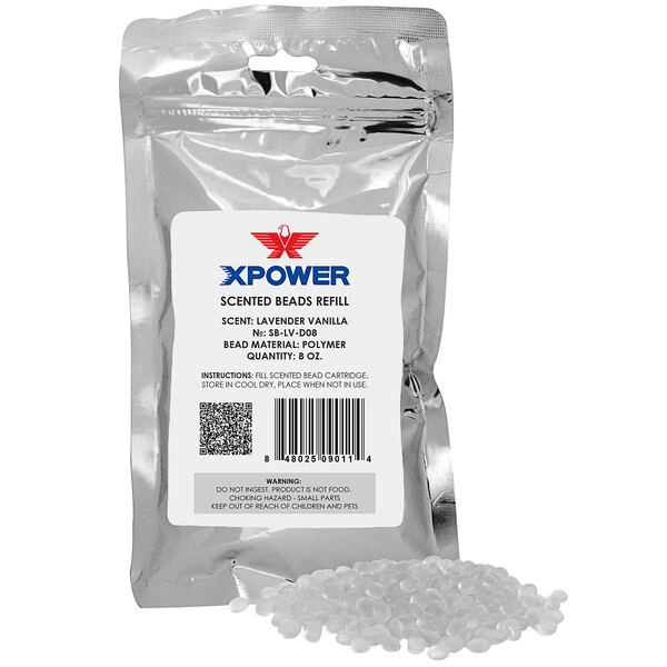 XPOWER SB-LV-D08 Lavender Vanilla 8 oz. Bead Refill for Scented Air Movers