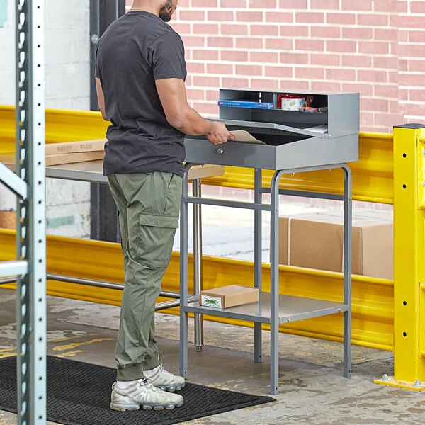 Lavex Stationary Receiving / Shop Desk