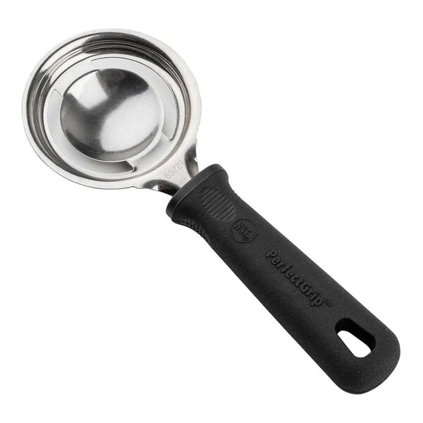 TableCraft PerfectGrip 7 1/2" Stainless Steel Egg Separator 12269 - 12/Case