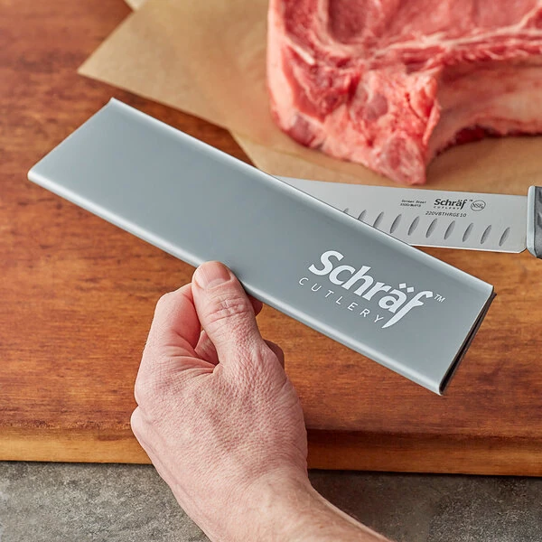 Schraf 11 1/4" x 2 1/2" Gray Polypropylene Blade Guard