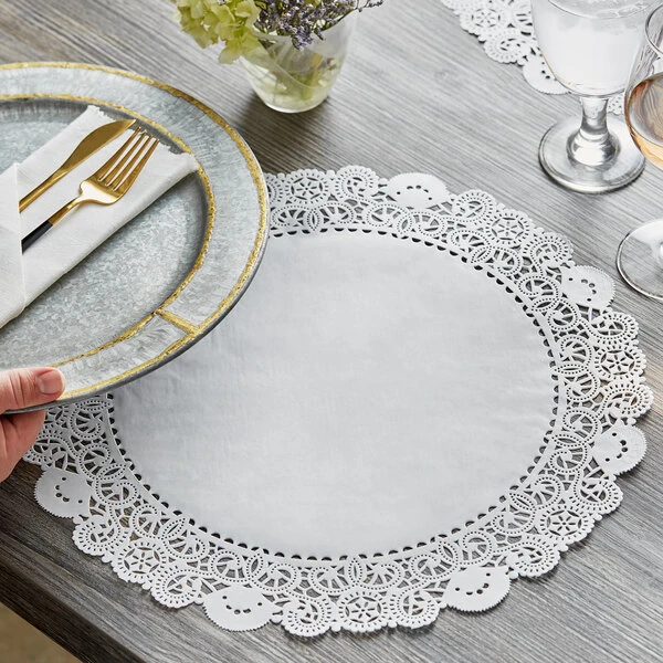 Hoffmaster 500260 16 1/2" Lace Doily - 500/Case