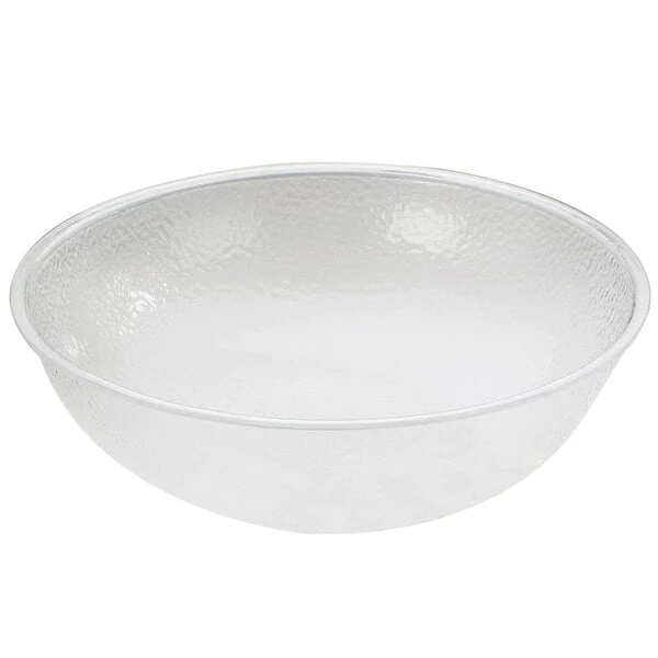 Cal-Mil 401-15-34 7 Qt. Clear Acrylic Pebble Salad Bowl