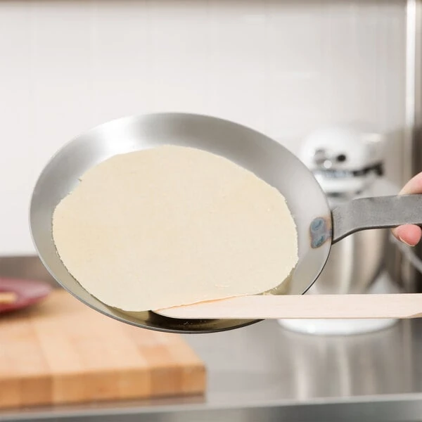 Matfer Bourgeat 8 5/8" Black Carbon Steel Crepe Pan 062033