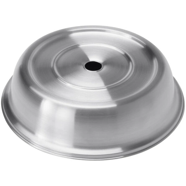 American Metalcraft 8 15/16" - 9 1/8" Stainless Steel Plate Cover for Standard and Wide Foot Plates