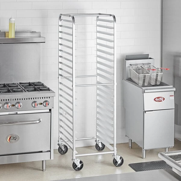Steelton 20 Pan End Load Bun / Sheet Pan Rack - Unassembled