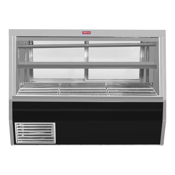 Howard McCray SC-CDS34N-12-BE-LED 34N Series 144" Black Double-Duty Refrigerated Deli Case - 115V