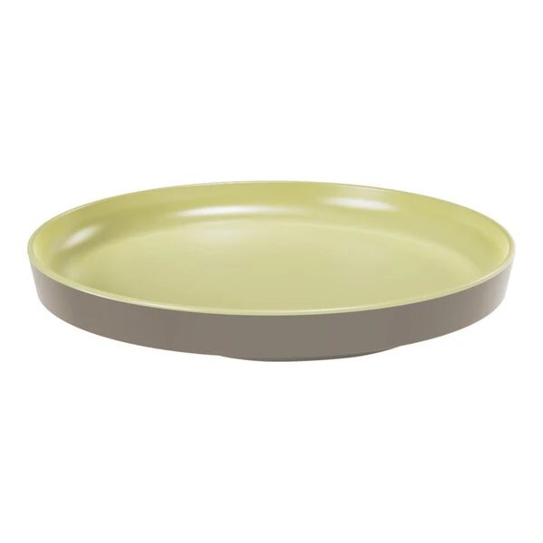 Dalebrook Mayfair from Global Tableware Collective 8 1/4'' Green Round Melamine Plate / Bento Box Lid - 12/Case