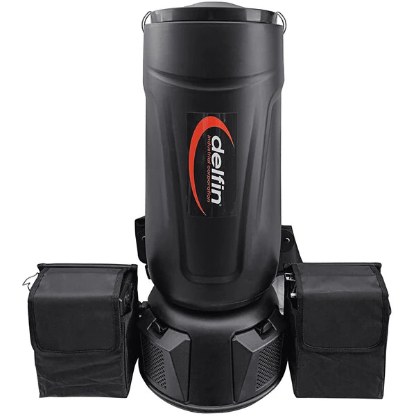 Delfin Industrial Pro HEPA 10 Qt. Cordless Backpack Vacuum with HEPA Filtration, Toolkit, and 2 Batteries HV108