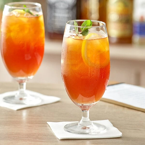 Acopa 15 oz. Stemmed Iced Tea Glass - 12/Case
