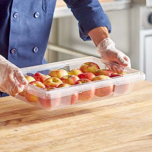 Choice 18" x 12" x 3 1/2" Clear Polycarbonate Food Storage Box