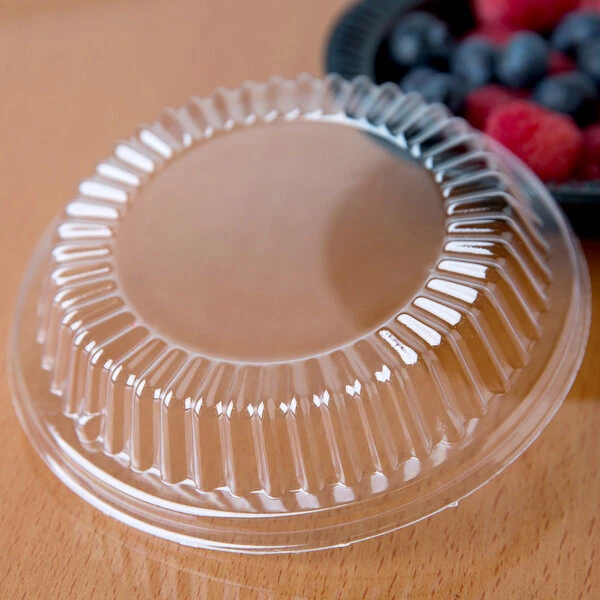 Dart CL5BW Clear Dome Lid for Plastic Bowls and Plates - 1,000/Case