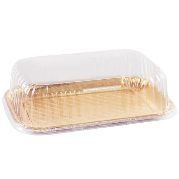 Novacart 5703NK 8" x 11 3/16" Clear PET Pastry Tray Lid - 200/Case