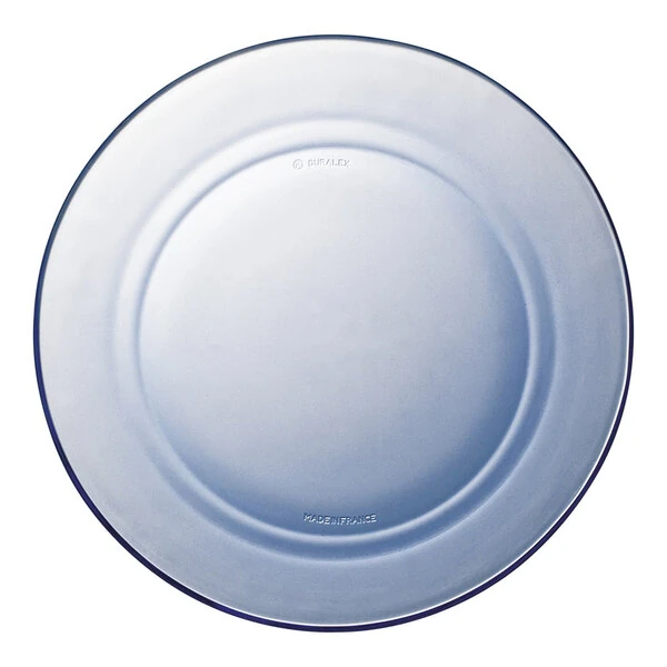 Duralex Lys 7 5/8" Marine Glass Soup Plate - 24/Case