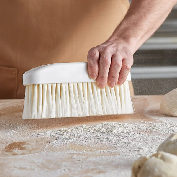 Ateco 1648 Nylon Bristle Bench Brush - 9 1/2"L x 1 3/4"W