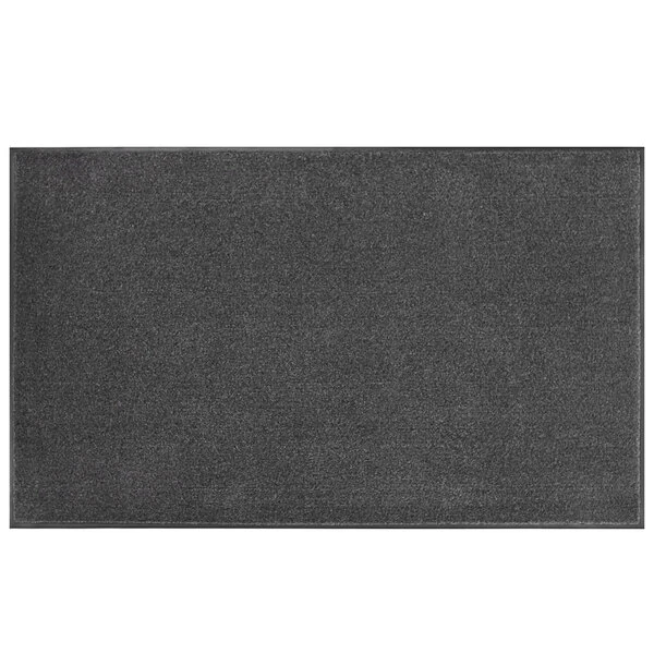 Lavex 4' x 6' Gray Olefin Indoor Entrance Mat