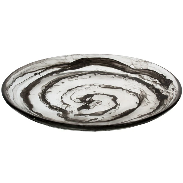 Bon Chef 14" Round Smoke Resin Platter