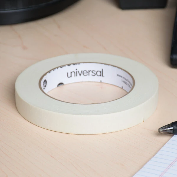 Universal UNV51334 0.75" x 60 Yards General Purpose Masking Tape - 6/Pack