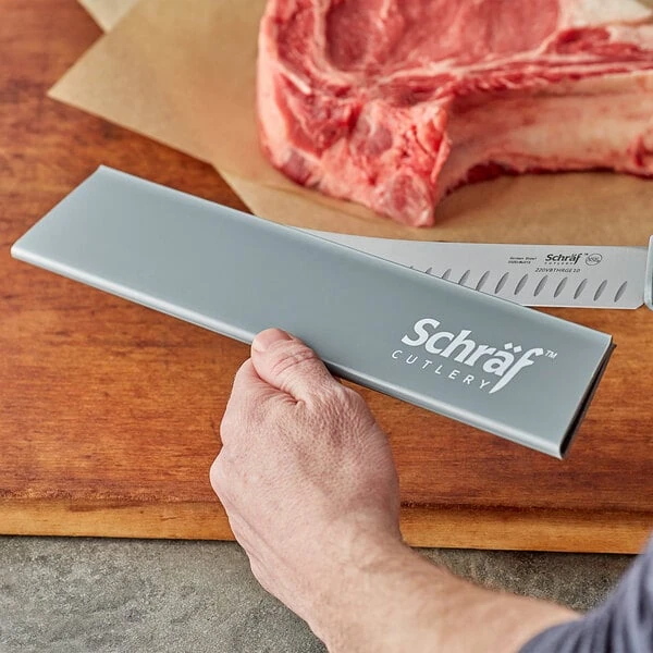 Schraf 13 1/4" x 2 1/2" Gray Polypropylene Blade Guard