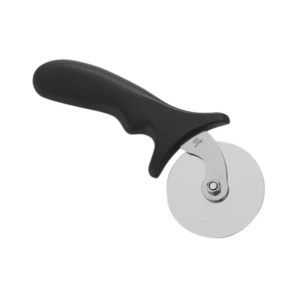 American Metalcraft 2 3/4" Stainless Steel Pizza Cutter with Black Plastic Handle PPC2