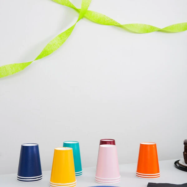 Creative Converting 077123 81' Fresh Lime Green Streamer Paper - 12/Case