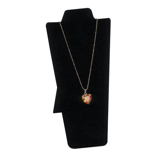 4 1/4" x 8 1/4" Black Velvet Necklace Display Stand