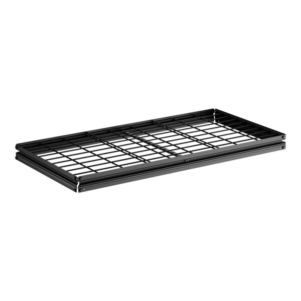Lavex 18" x 36" Black Z-Beam Wire Shelf for 4-Shelf Boltless Shelving Units