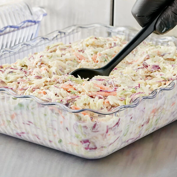 Choice 10 lb. Clear Deli Crock
