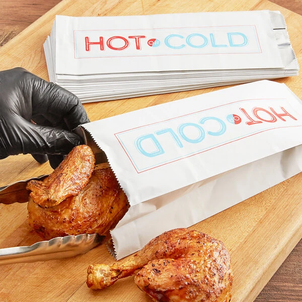 Choice Pint Size Insulated Foil Take Out Bag for Hot / Cold Food - 1,000/Case