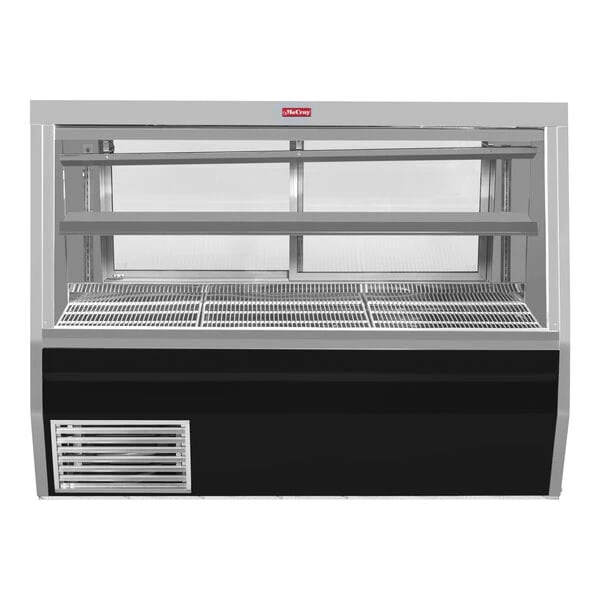 Howard McCray SC-CDS34N-8-BE-LED 34N Series 96" Black Double-Duty Refrigerated Deli Case - 115V