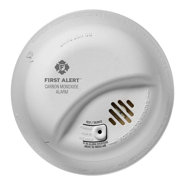 First Alert Hardwired Carbon Monoxide Alarm with Battery Backup FAJCO5120BN - 120V
