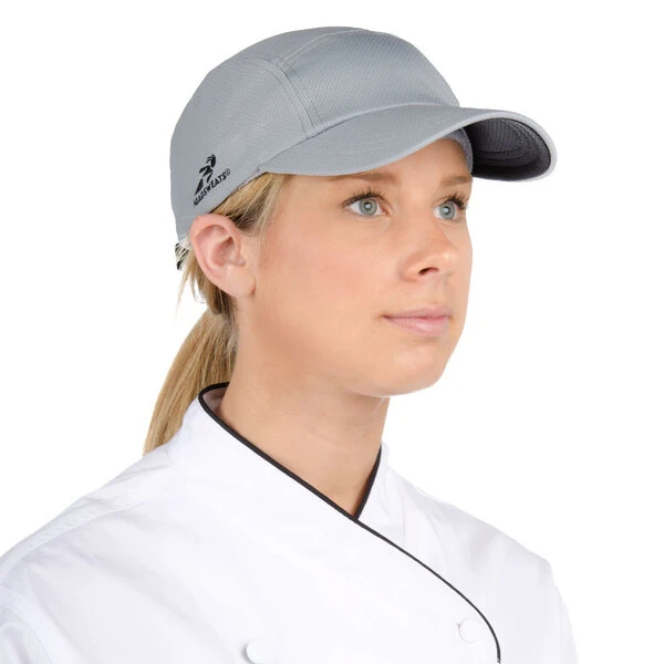 Headsweats Gray Customizable 5-Panel Cap with Eventure Fabric and Terry Sweatband