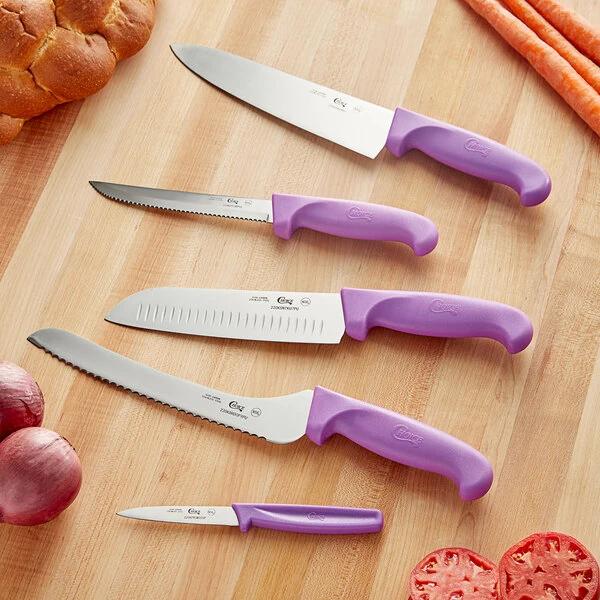 Choice 5-Piece Knife Set with Purple Handles