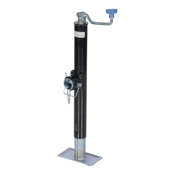 Vestil 2,000 lb. Steel Top Crank Tube Ring Trailer Jack with 26 7/16"-41 7/16" Height TJ-F3