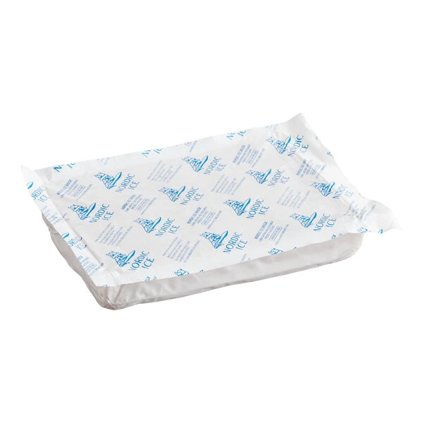 Nordic 64 oz. 10 1/2" x 7" x 1 3/4" Foam Brick Cold Pack NB64 - 10/Case