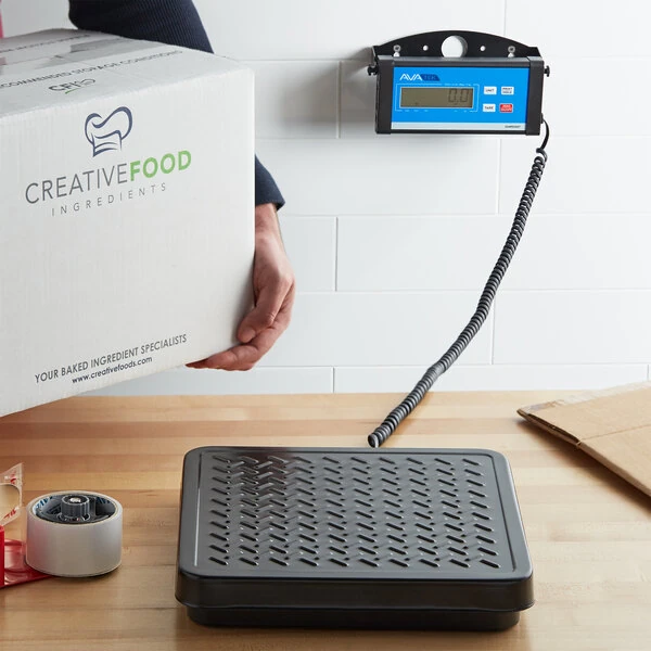 AvaTek RS150T 150 lb. Digital Treaded Receiving Scale with Remote Display