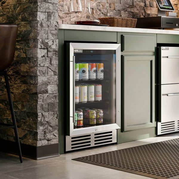 AvaValley BRC-84-SZ Full Glass Door Beverage Cooler
