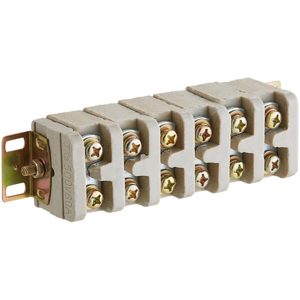 Avantco 17700702864L Six Terminal Block for Electric Floor Fryers