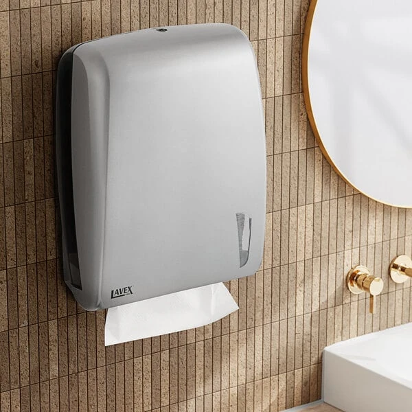 Lavex Pro Titanium C-Fold / Multifold Paper Towel Dispenser
