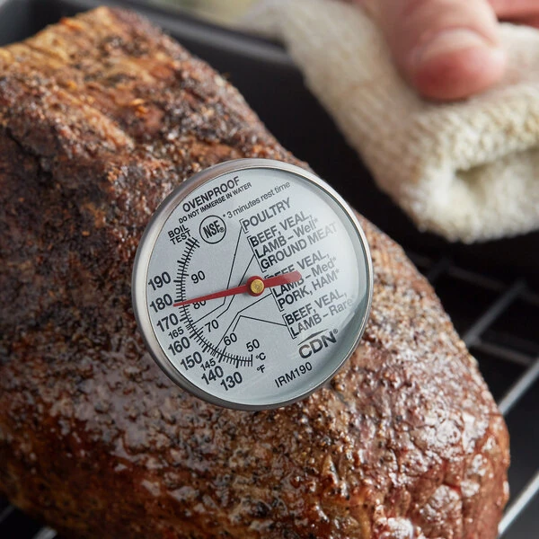 CDN IRM190 ProAccurate Insta-Read 5" Probe Dial Meat Thermometer