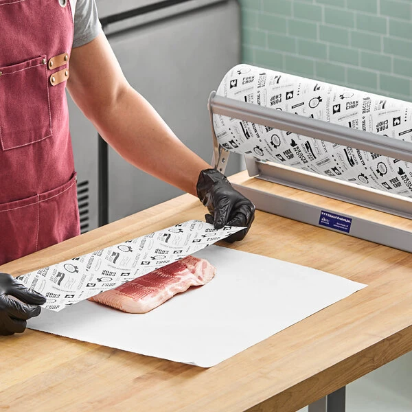 Choice 24" x 700' 40 lb. Barbecue Print Butcher Paper Roll